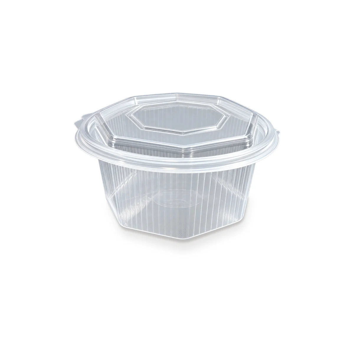 PP preklopni box 250 ml osmougaoni
