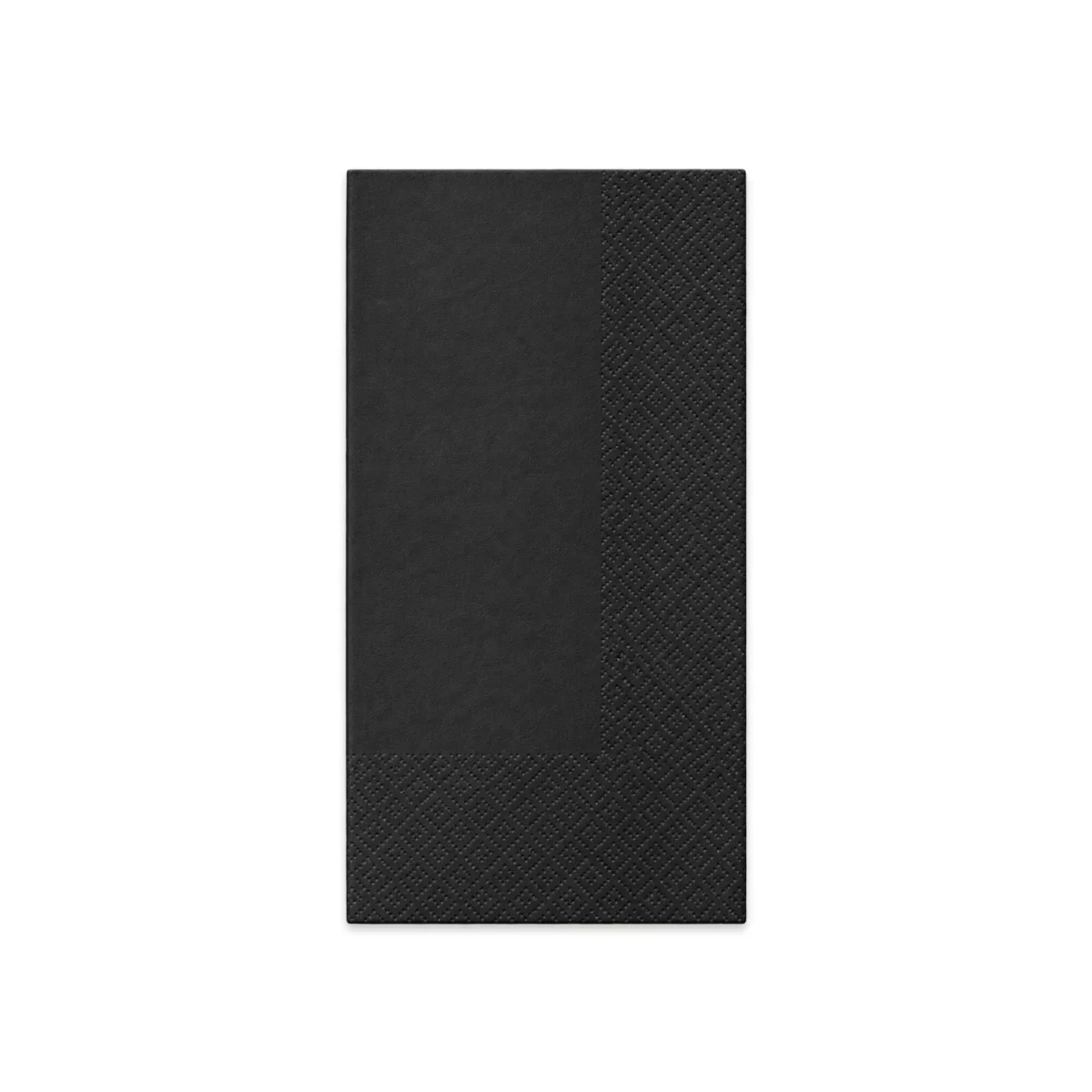 Salveta 33×33 cm 3-slojna crna - 1/8 preklop