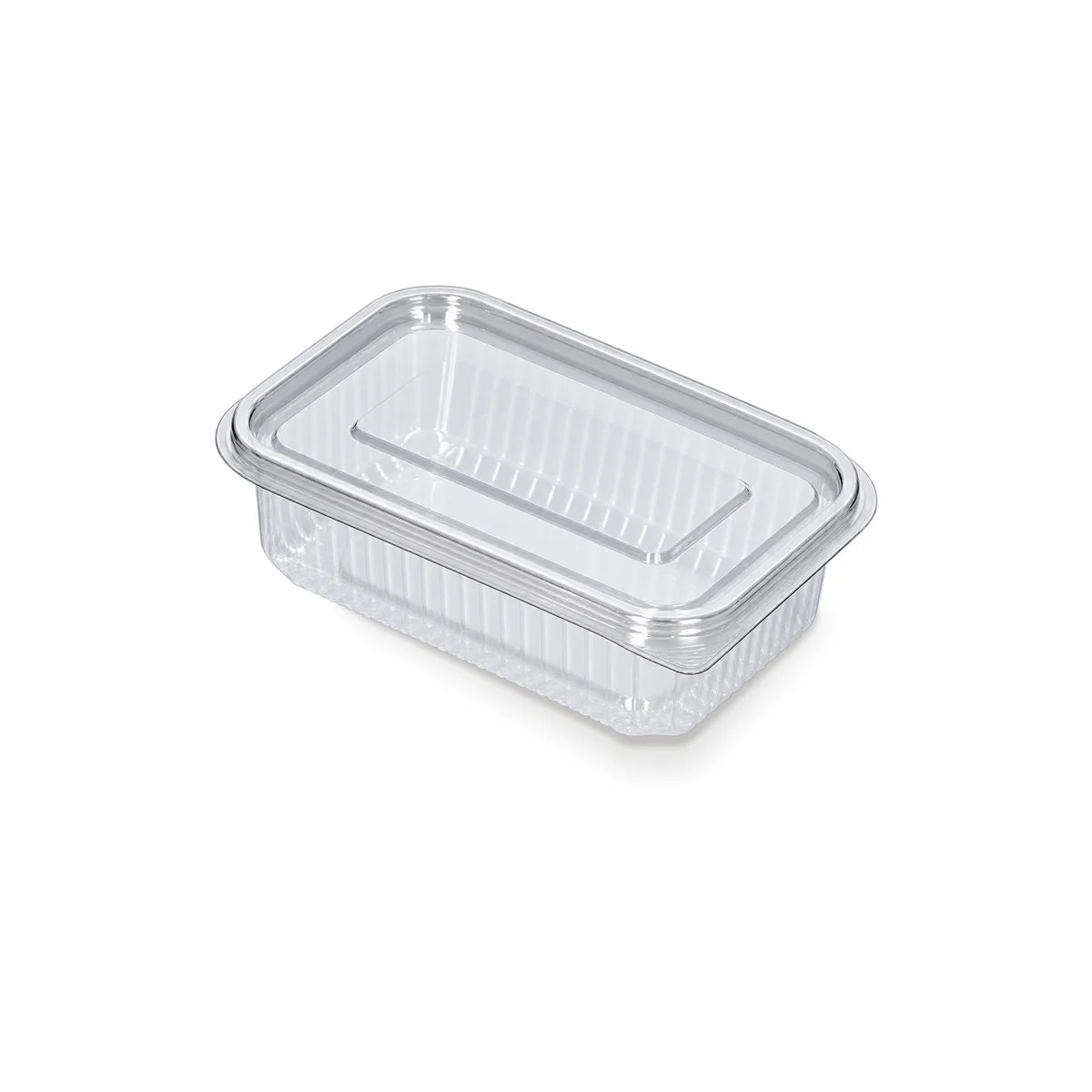 Preklopna posuda za delikatese 750 ml FT 208 KD - ravan poklopac
