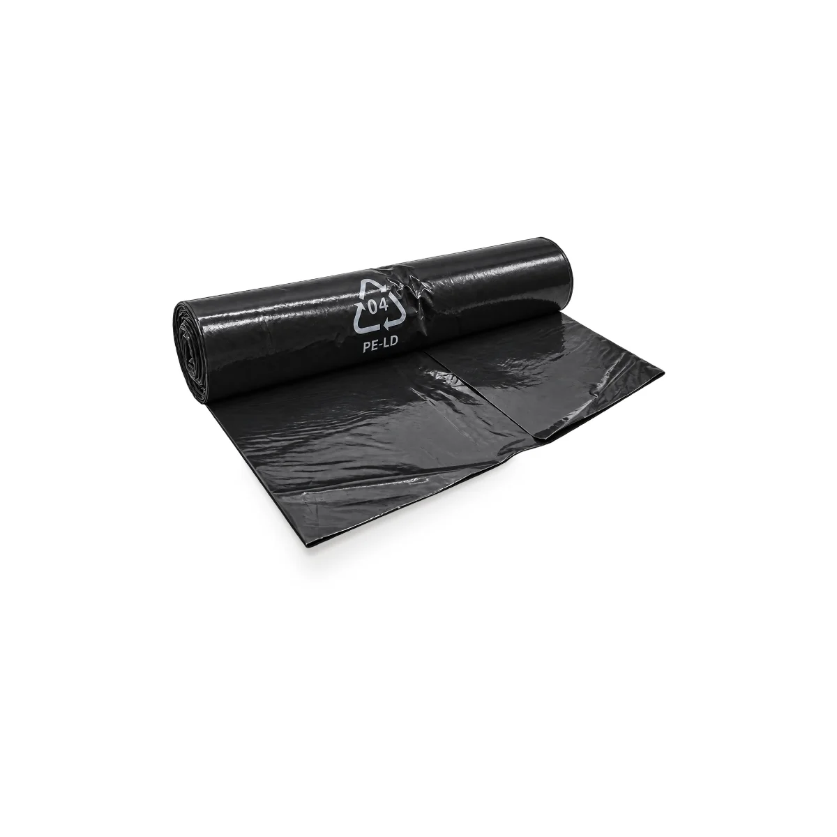Vreće za smeće 70×110 cm - crne, 120 l