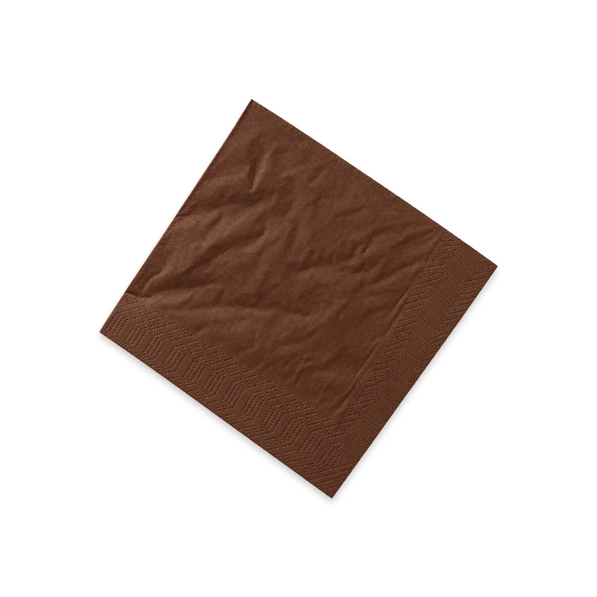 Salveta 40×40 cm 1-slojna braon - 1/4 preklop