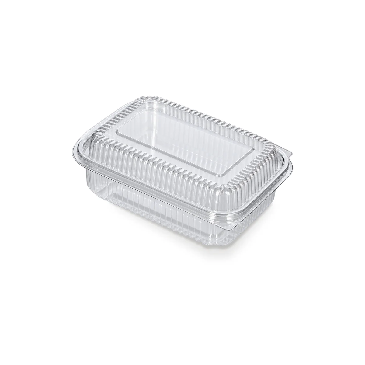 Preklopna posuda za delikatese 1500 ml FT 10GB - ispupčen poklopac
